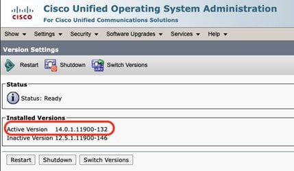 cucm 14 upgrade