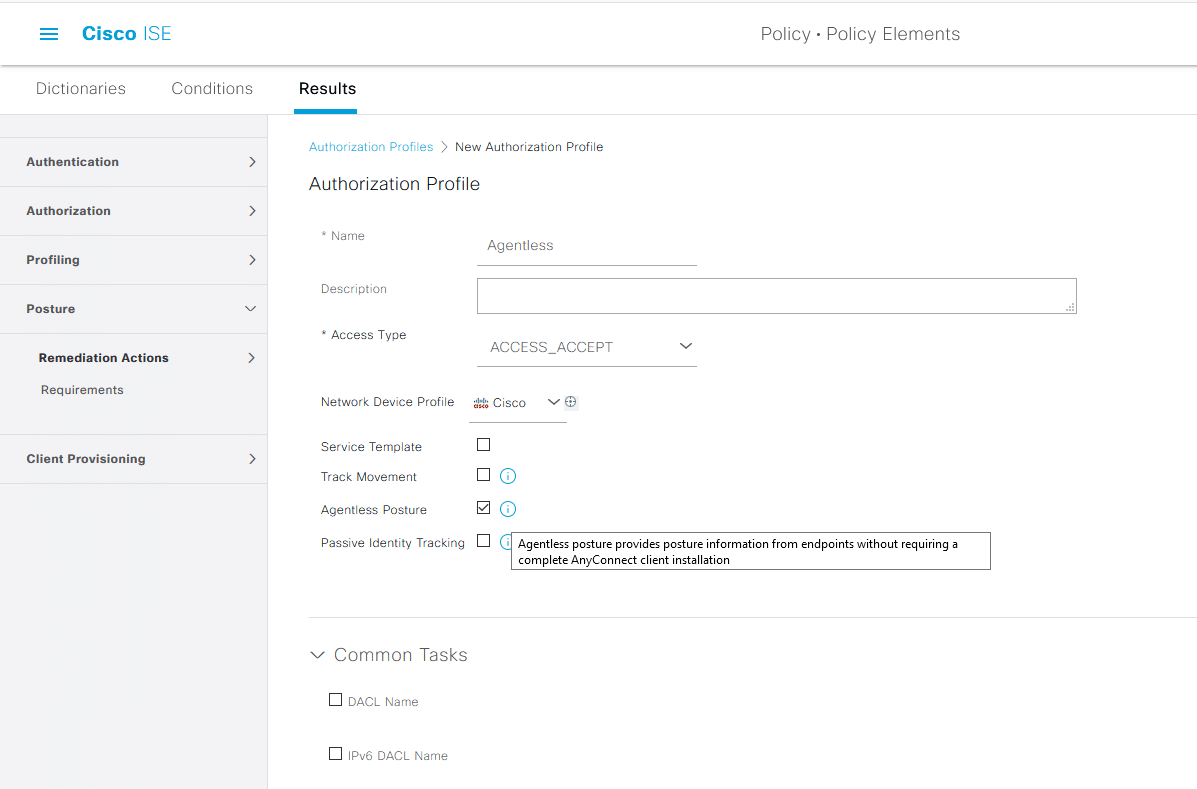 cisco ise 3.0 agentless posture