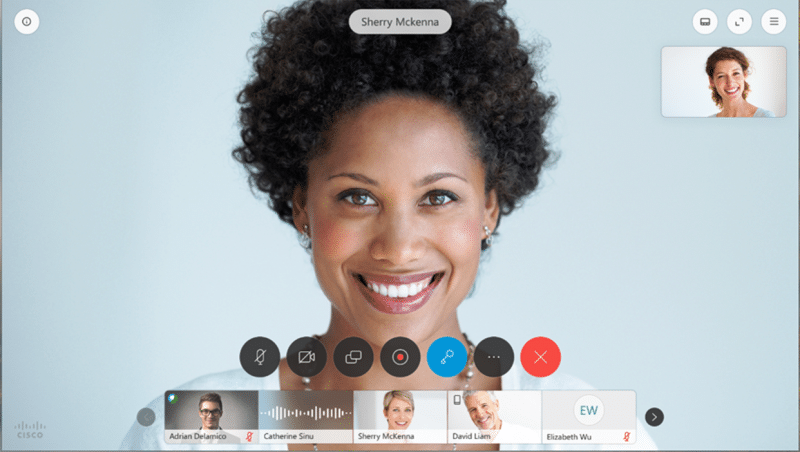 webex teams video call