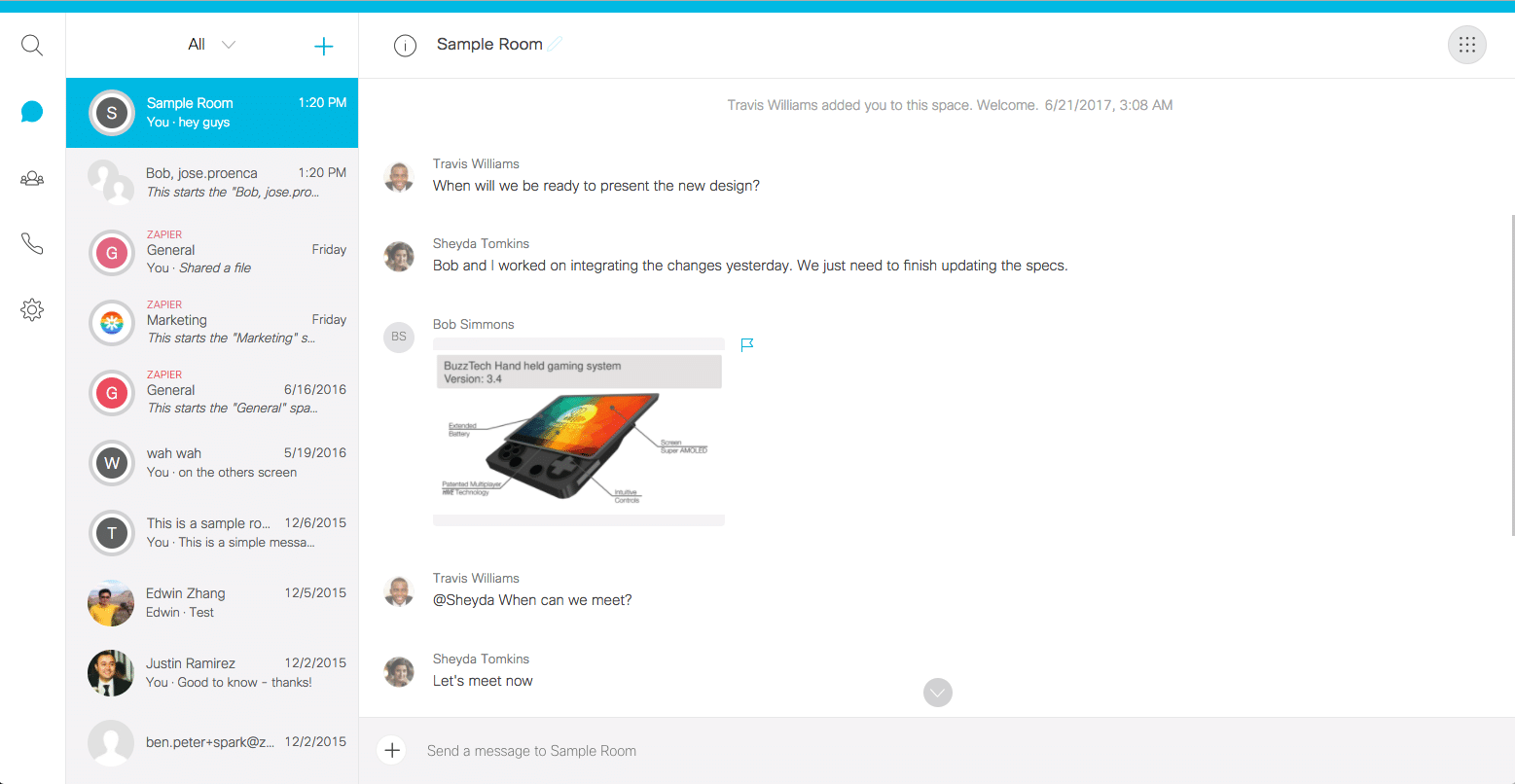 webex teams room