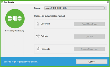 duo securing windows logon