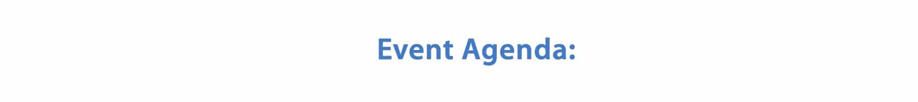 event agenda
