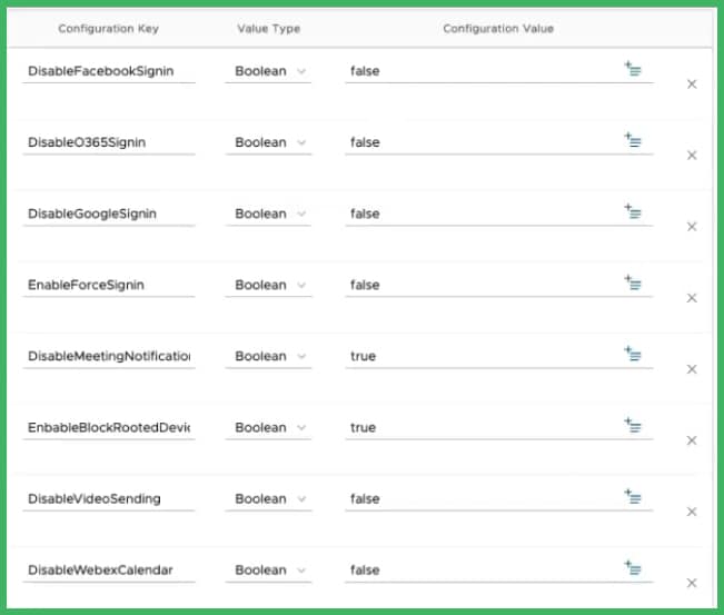 Webex meetings 39.10 admin settings