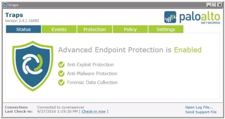 traps endpoint agent