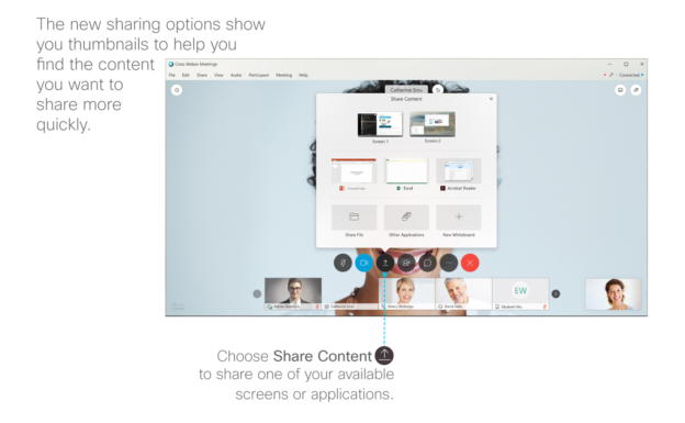 webex desktop app sharing documents